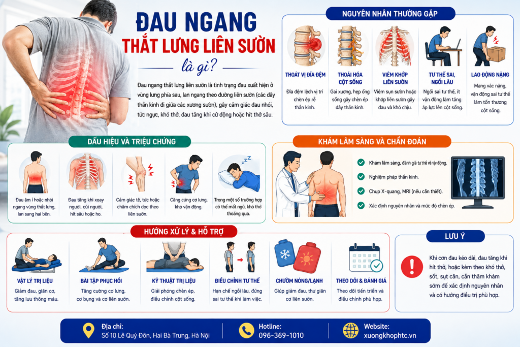 Đau ngang thắt lưng liên sườn là gì? Nguyên nhân và cách xử lý