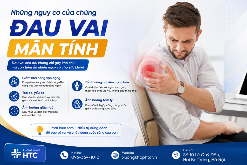 Những nguy cơ của chứng đau vai mãn tính