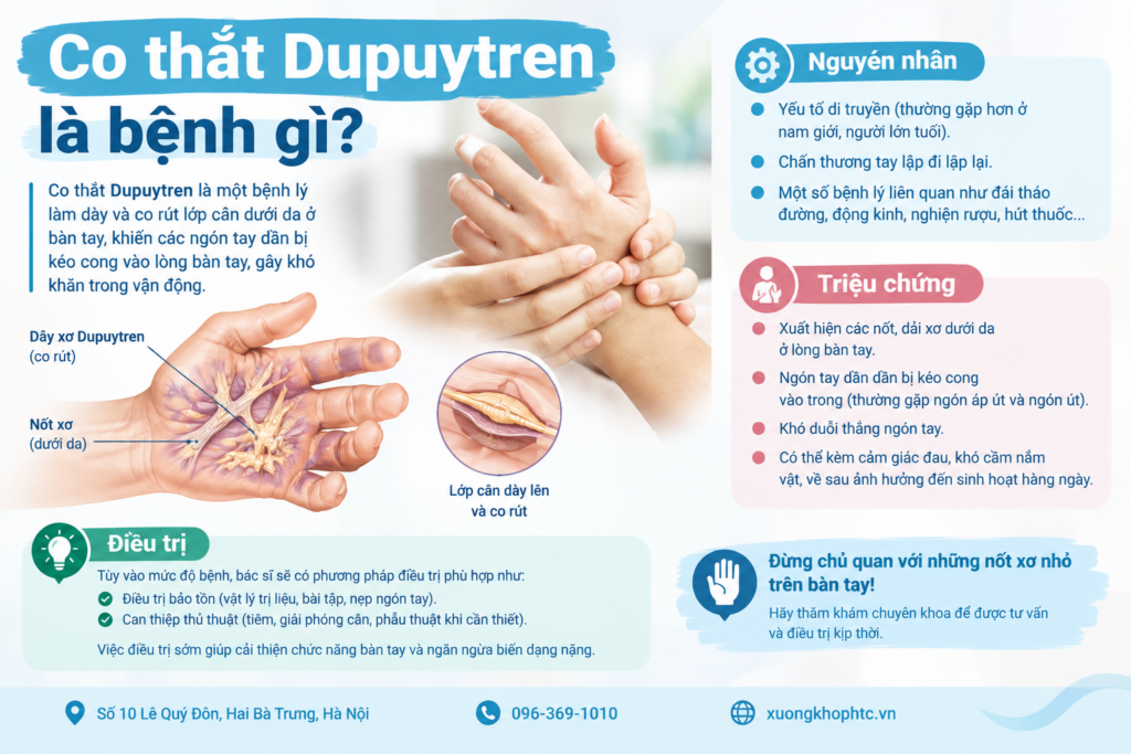 CO THẮT DUPUYTREN LÀ BỆNH GÌ?