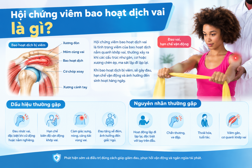 HỘI CHỨNG VIÊM BAO HOẠT DỊCH VAI LÀ GÌ?
