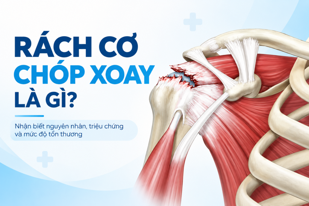 Rách cơ chóp xoay là gì? Nguyên nhân, triệu chứng và cách nhận biết
