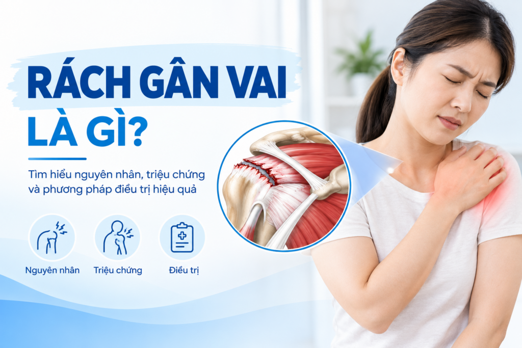 Rách gân vai là gì? Những dấu hiệu không nên bỏ qua