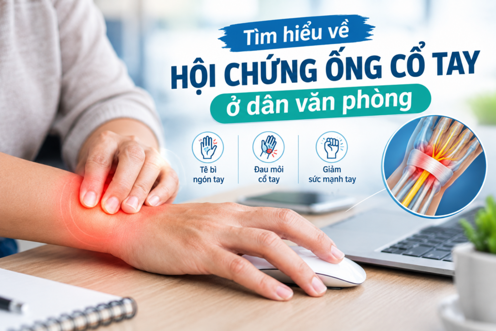 Tìm hiểu về hội chứng ống cổ tay ở dân văn phòng