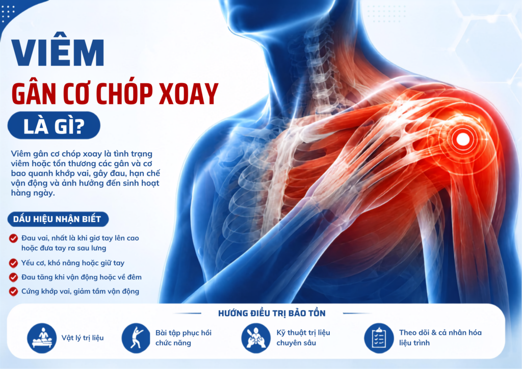 Viêm Gân Cơ Chóp Xoay Là Gì? Nguyên Nhân, Triệu Chứng Và Cách Khắc Phục