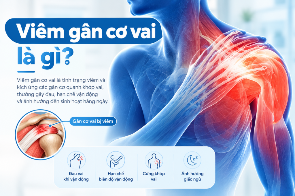 Viêm gân cơ vai là gì?