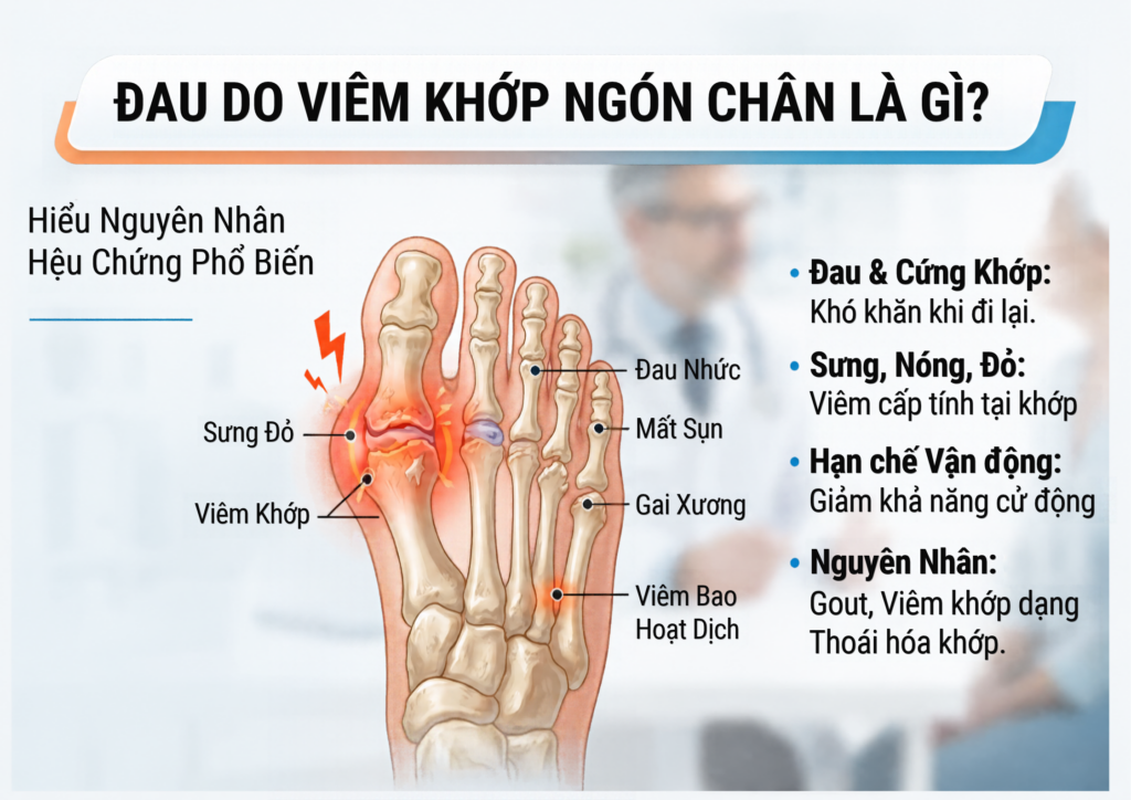 Đau Do Viêm Khớp Ngón Chân Là Gì? Nguyên Nhân, Triệu Chứng Và Cách Khắc Phục
