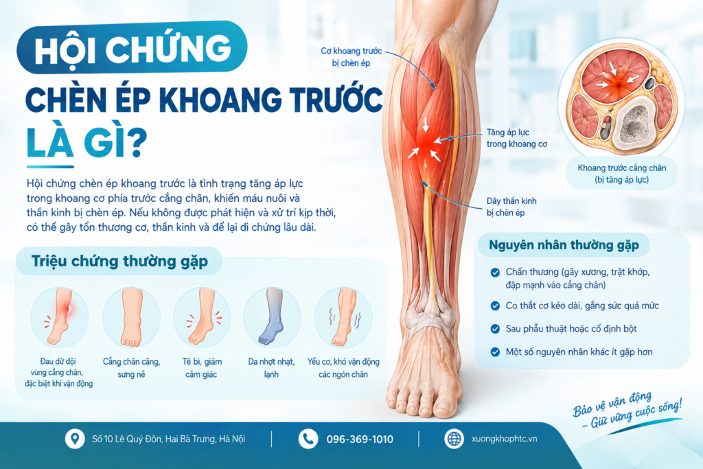 HỘI CHỨNG CHÈN ÉP KHOANG TRƯỚC LÀ GÌ? NGUYÊN NHÂN VÀ TRIỆU CHỨNG