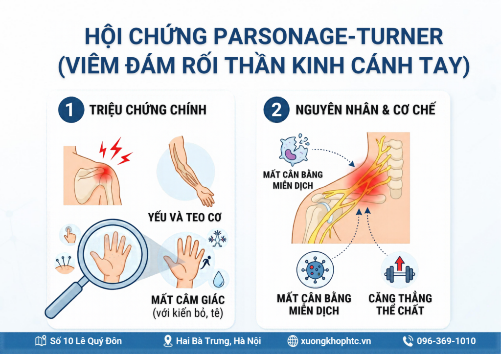 Hội chứng Parsonage–Turner (viêm đám rối thần kinh cánh tay) là gì?