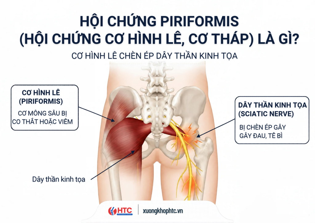 Hội chứng Piriformis là gì? Nguyên nhân và triệu chứng