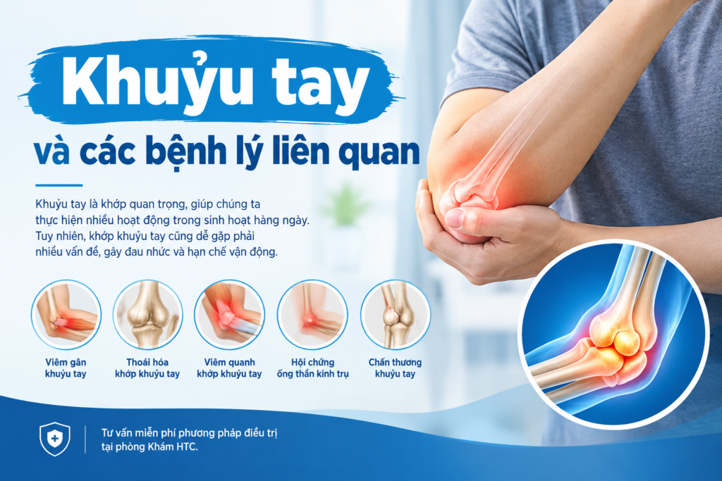 Khuỷu tay và các bệnh lý liên quan