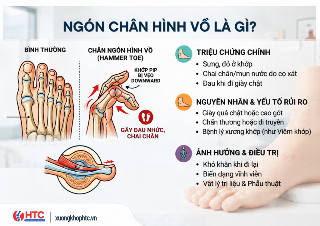 Ngón Chân Hình Vồ Là Gì? Nguyên Nhân, Triệu Chứng Và Cách Cải Thiện