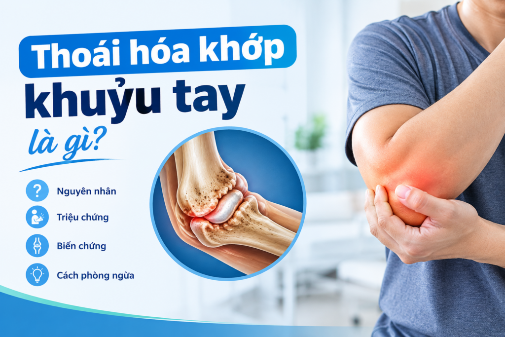 Thoái hóa khớp khuỷu tay là gì? Nguyên nhân, triệu chứng và cách phòng ngừa