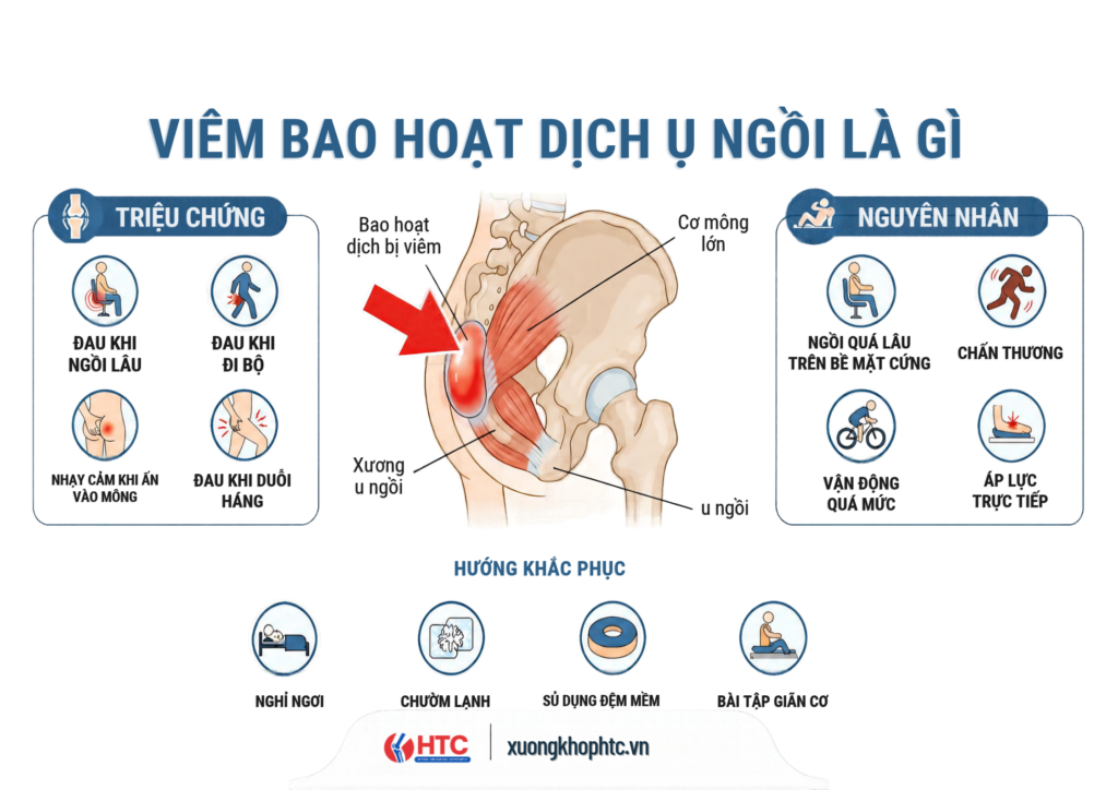 Viêm Bao Hoạt Dịch Ụ Ngồi Là Gì? Nguyên Nhân, Dấu Hiệu Và Cách Phục Hồi