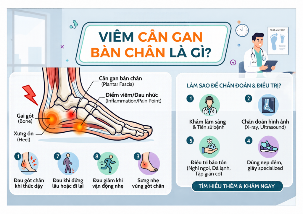 Viêm Cân Gan Bàn Chân Là Gì? Nguyên Nhân, Triệu Chứng Và Cách Khắc Phục